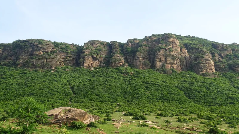 DSC03989 View of the rocky escarpments of the Kaimur Plateau by Subrat Kumar Behera scaled 1